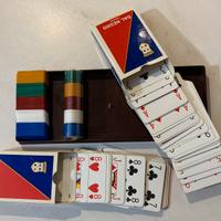 Collezionismo,carte da”Ramino”con fisch, Dal Negro