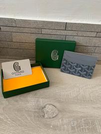 Portacarte Goyard grigio