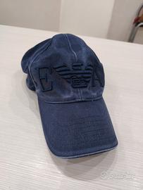 Cappello uomo blu Emporio Armani