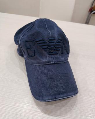 Cappello uomo blu Emporio Armani