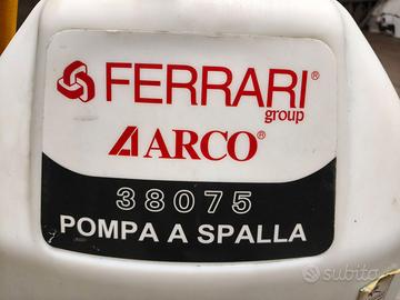 Pompa irroratrice a spalla
