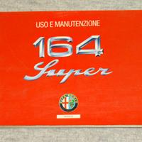 LIBRETTO USO E MANUTENZIONE ALFA 164 SUPER  1992