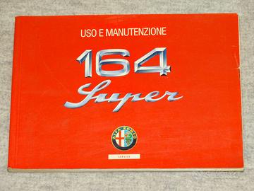 LIBRETTO USO E MANUTENZIONE ALFA 164 SUPER  1992