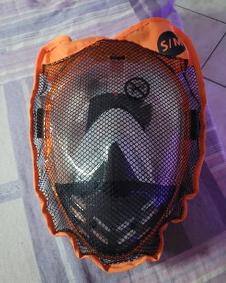 maschera professionale per snorkleing