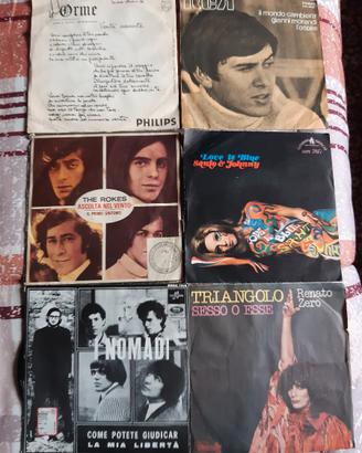 45giri Renato Zero, Nomadi, Orme, Gianni Morandi