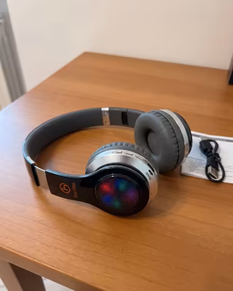 Cuffie Bluetooth Wireless Radio FM MicroSD Nuove