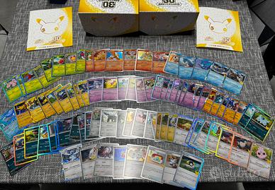 Regular Set Pokemon 30° ITA No Ex No Pikachu No IR