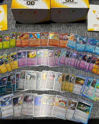 Regular Set Pokemon 30° ITA No Ex No Pikachu No IR