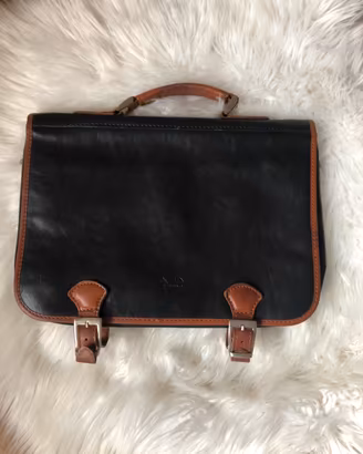 Borsa cartella lavoro pelle nera