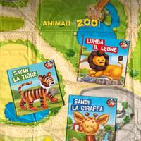 Collezione completa animali dello zoo
