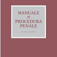 Manuale di procedura penale