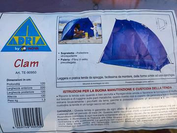 TENDA PARASOLE CLAM
