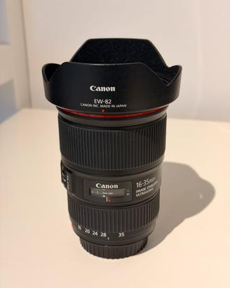 Obiettivo Canon EF 16-35 4 L usm