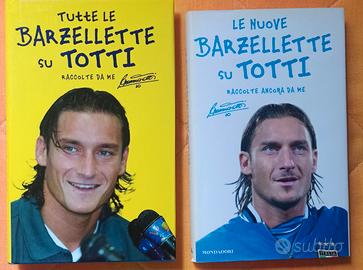  2 LIBRI  BARZELLETTE SU TOTTI