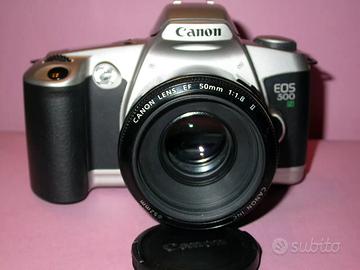CANON: FOTOCAMERA EOS 500N + OBIETTIVO CANON