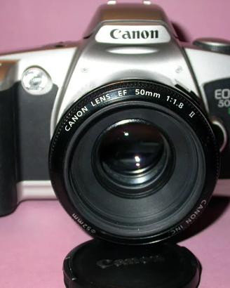 CANON: FOTOCAMERA EOS 500N + OBIETTIVO CANON