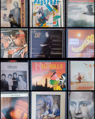 Lotto 28 vinili LP Rock, Pop, Metal, C. Sonore