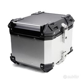 Baule per moto in alluminio - L41 x H35 x P25