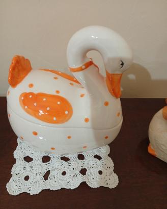 Tris papere in ceramica 