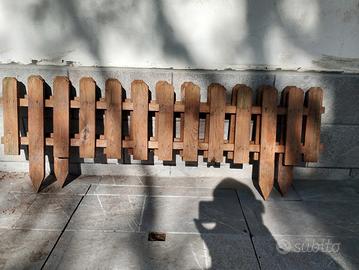 piccolo steccato per aiuole h 30cm lungo 8mt