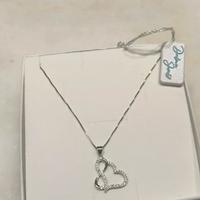 Collana con ciondolo cuore infinito in argento 925