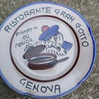 Piatto del buon ricordo Gran gotto Genova