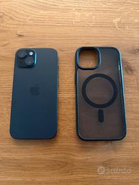 iPhone 15 Nero 256GB - Come nuovo. Cover inclusa.