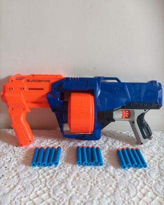 Nerf Elite Surgefire con 15 colpi tamburo