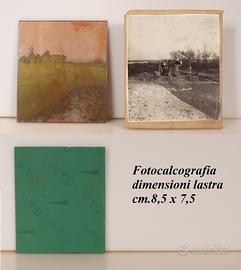 Vecchia lastra matrice fotocalcografia 14