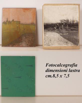 Vecchia lastra matrice fotocalcografia 14