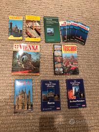 Collezione di guide turistiche vintage