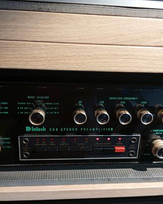 Preamplificatore Mcintosh c33