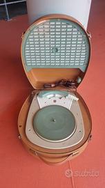 Giradischi vintage Philips con valvole