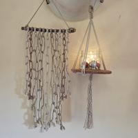 Portapiante da parete macrame  Arazzo macrame Boho