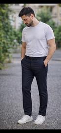 Pantalone uomo slim M Made in Italy elegante