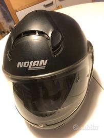 CASCO MOTO MODULARE N 101 NERO NOLAN TAGLIA XS