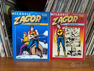 Lotto 2 Classic Zagor mohican jack zagor racconta