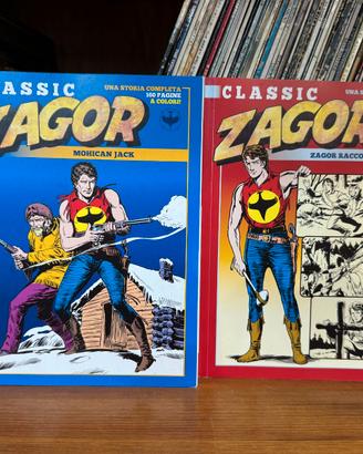 Lotto 2 Classic Zagor mohican jack zagor racconta