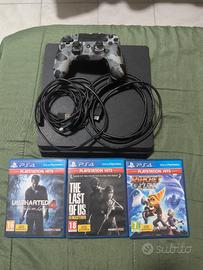 Ps4 + Controller + Cavi + Giochi