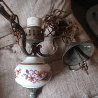 vecchia lampada in ceramica