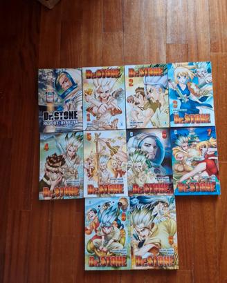 manga Dr. Stone italiano volumi 1-9 + prequel