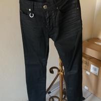 Jeans nero lucidi