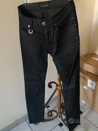 Jeans nero lucidi