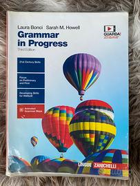 Libro di grammatica inglese "Grammar In Progress"