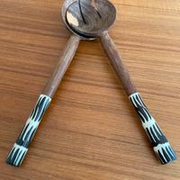 Set mestoli in legno da insalata