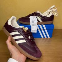 Adidas Samba OG W Maroon Metallic Gold 39 1/3