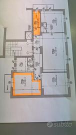 Stanza singola con balcone privato e bagno