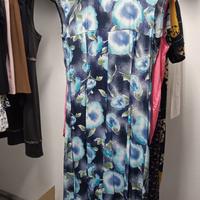 vestito estivo in chiffon fantasia