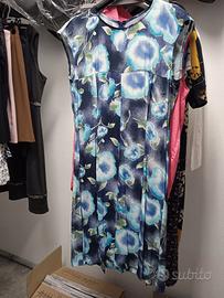 vestito estivo in chiffon fantasia