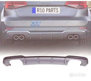 DIFFUSORE AUDI A3 HATCHBACK 17-20 LOOK S3